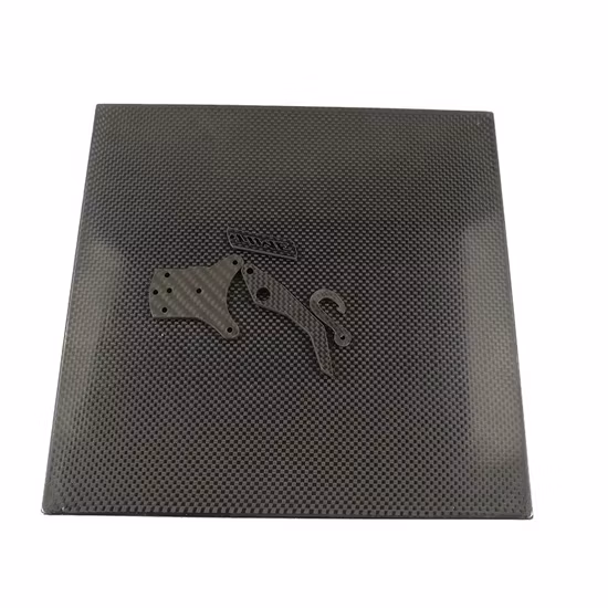 CNC 3mm Twill Weave Carbon Fiber Plate Engrave Carbon Parts