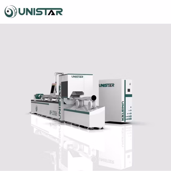 Automatic Chuck and Rotary CNC Fiber Pipe Laser Cutting Machine