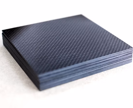 50mm Thick Carbon Fiber Plate with Plain Matt Finish